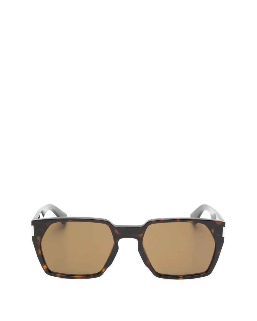 Saint Laurent Brown Square-Frame Sunglasses