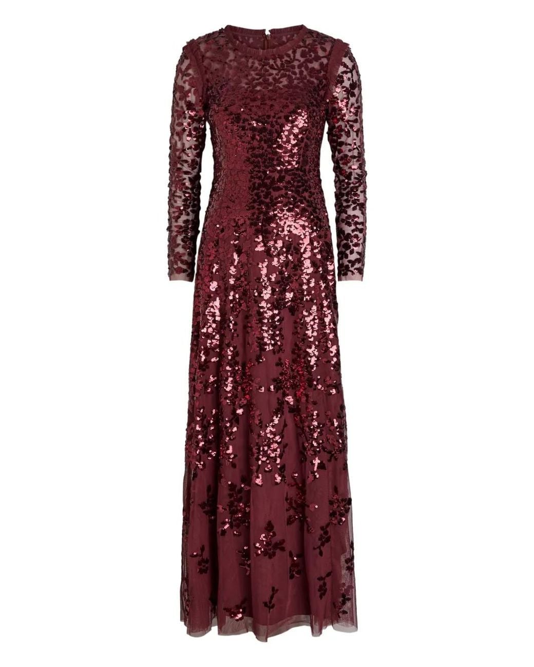 Vestido De Fiesta Con Lentejuelas Needle & Thread de color Purple