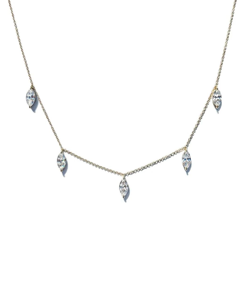 LOEV Metallic 14K Recycled Diamond Necklace