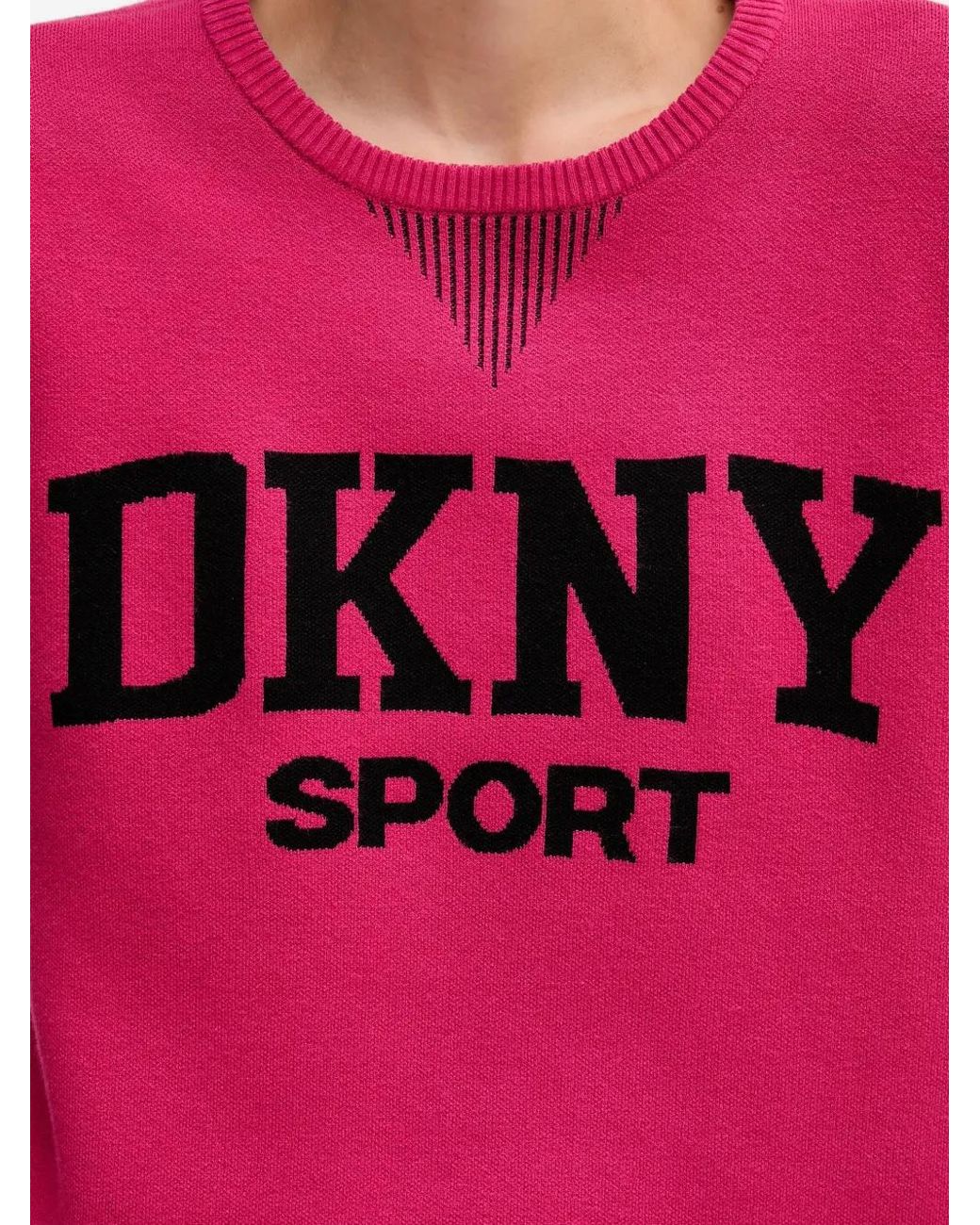 Jersey A Rayas Con Logo DKNY de color Pink