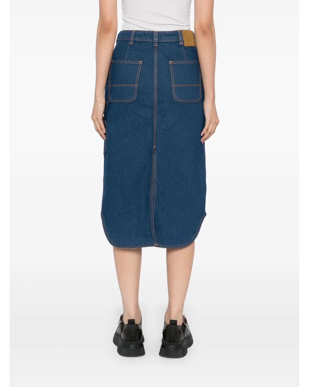 Haikure Blue Piper Sapphire Skirt
