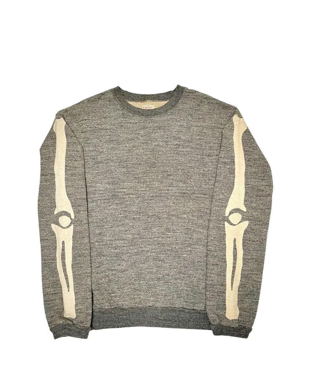 Kapital Gray Bone Grandrelle Sweater for men