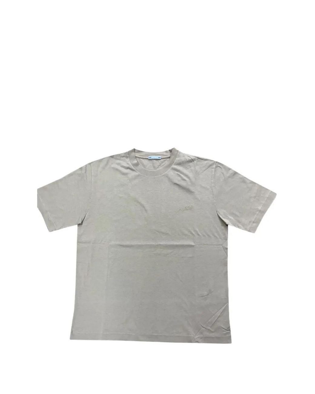 Jacob Cohen Gray Logo-Embroidered V-Neck T-Shirt for men