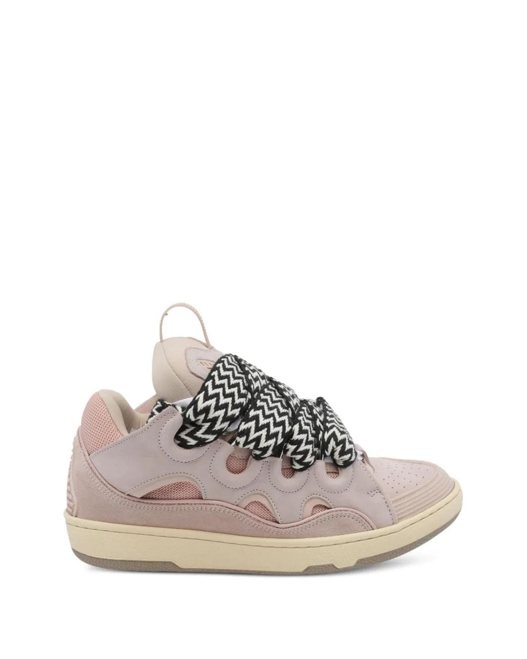 Lanvin White Curb Sneakers