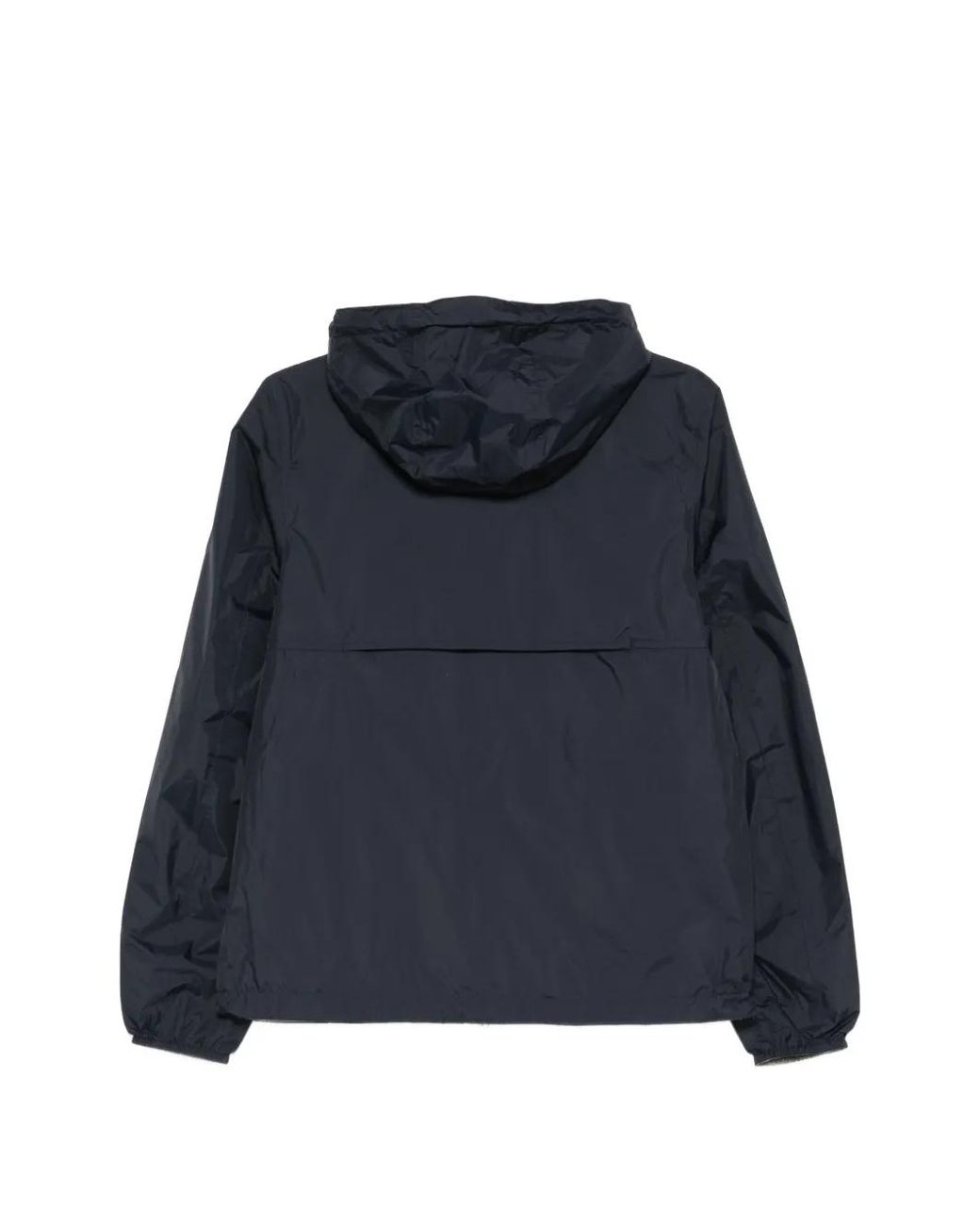 K-Way Blue Hooded Zip Jacket for men