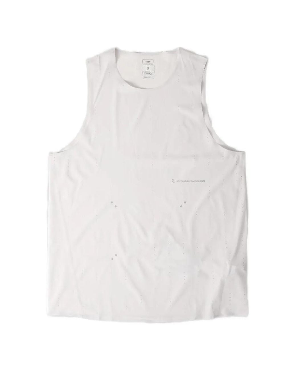 On Shoes White Zero Singlet Paf Tank Top