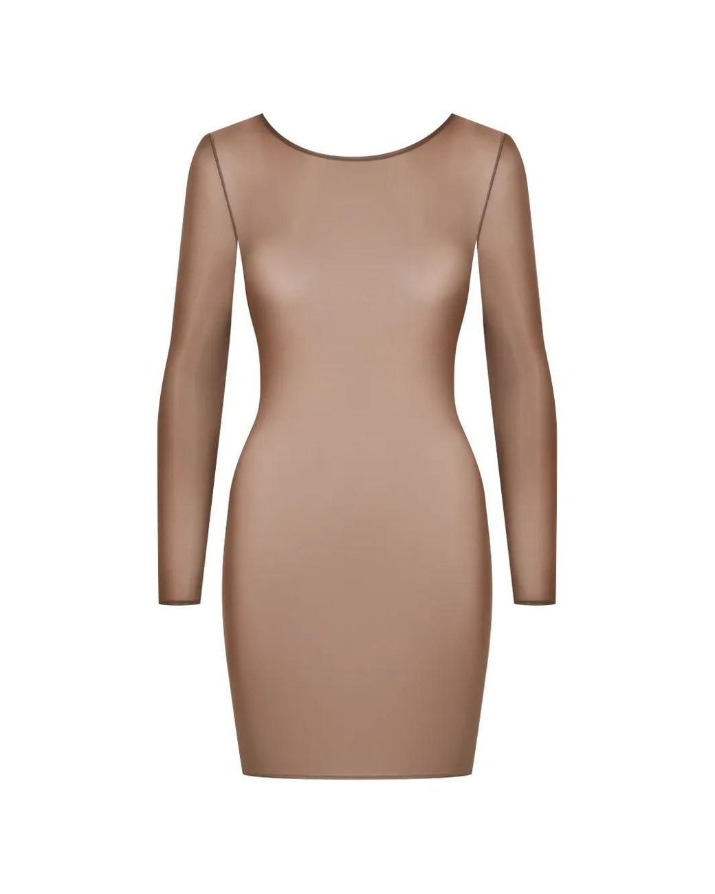 Maison Close Brown French Kiss Light Mini Dress
