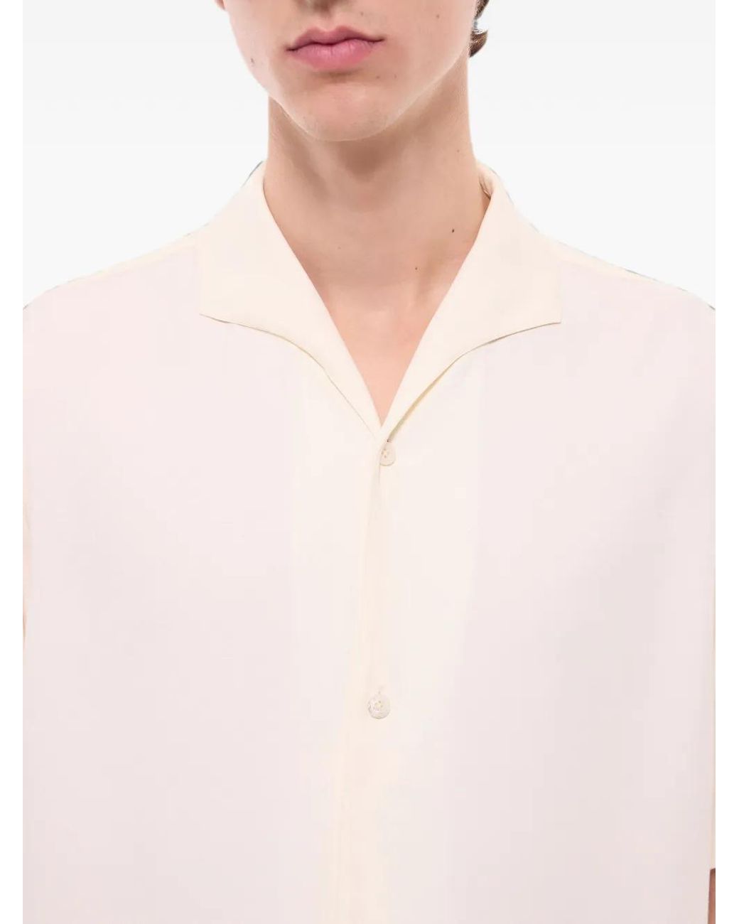 Fursac Pink Camp-Collar Short-Sleeve Shirt for men