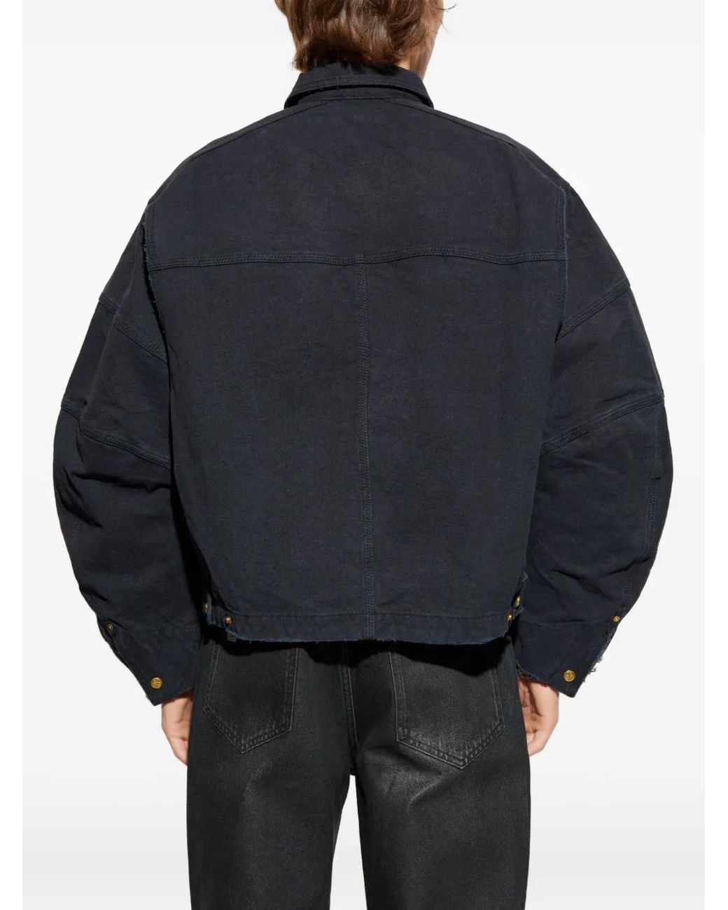 Willy Chavarria Blue Zip-Fastening Jacket for men