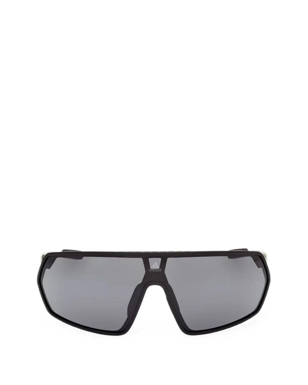 Adidas Gray Shield-Frame Sunglasses