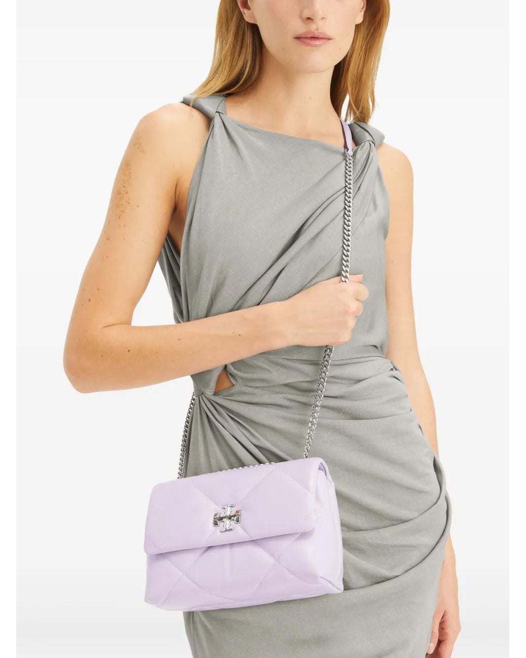 Tory Burch Purple Mini Shoulder Bag For