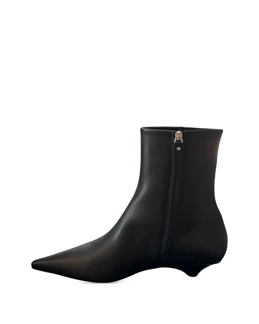 Vic Matié Black Bottines À Bout Pointu
