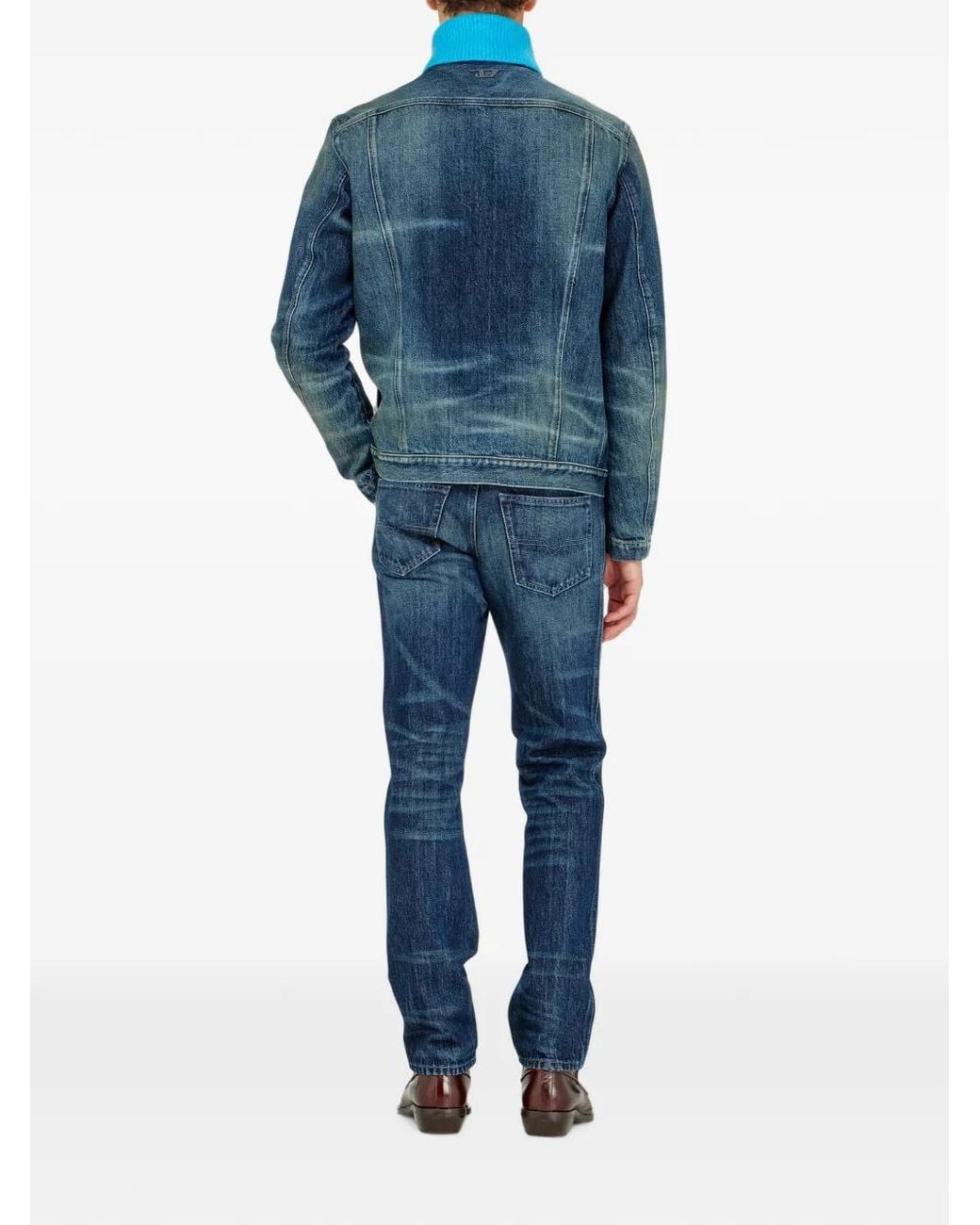 DIESEL Blue Slim Jeans Regular-Waist 1993 D-Vyl for men