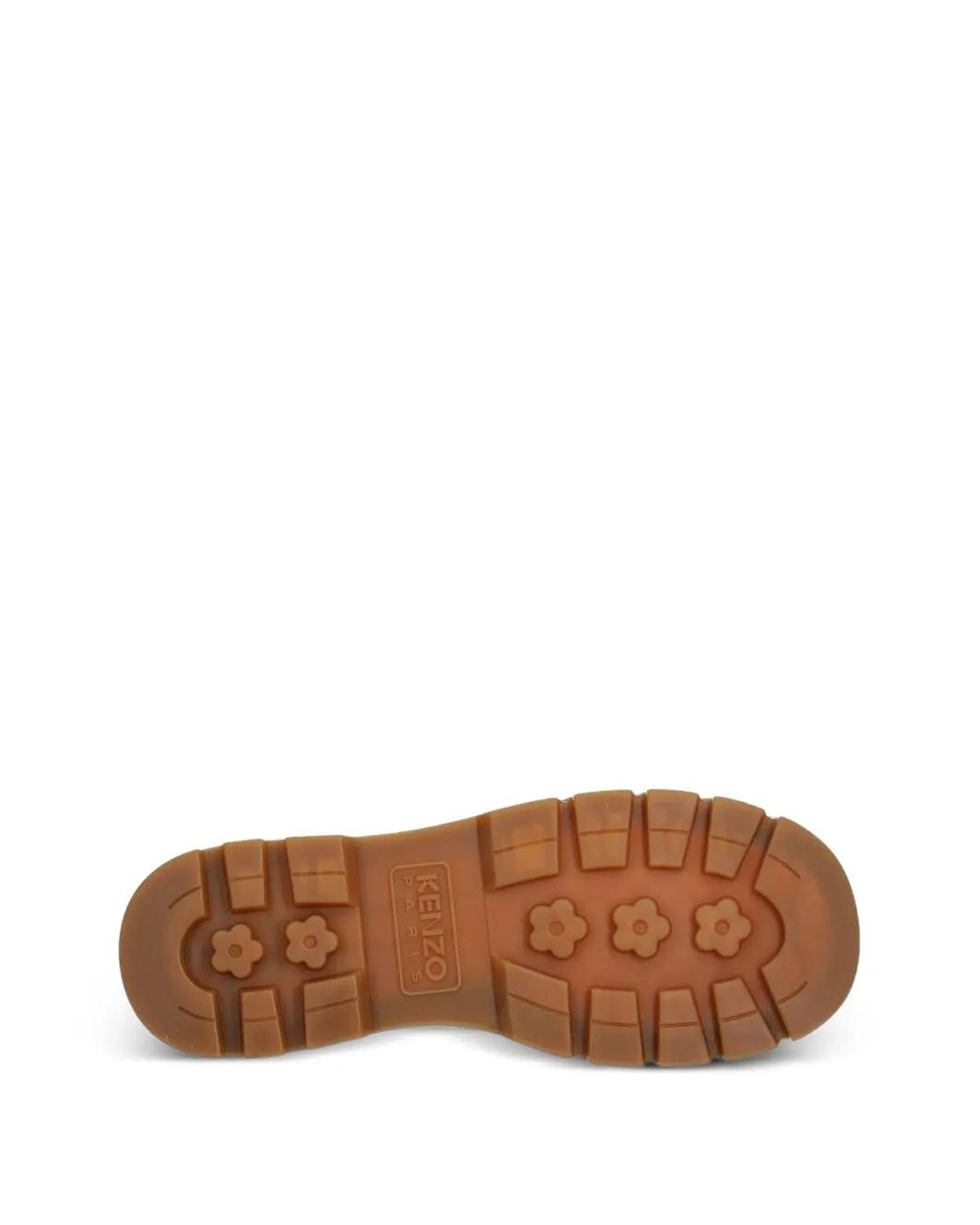 KENZO Brown Lace-Up Chunky Loafers for men
