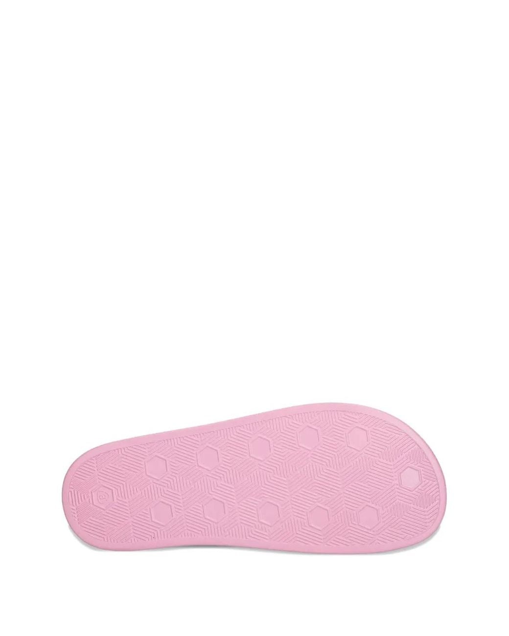 Just Cavalli Pink Logo-Embossed Slides