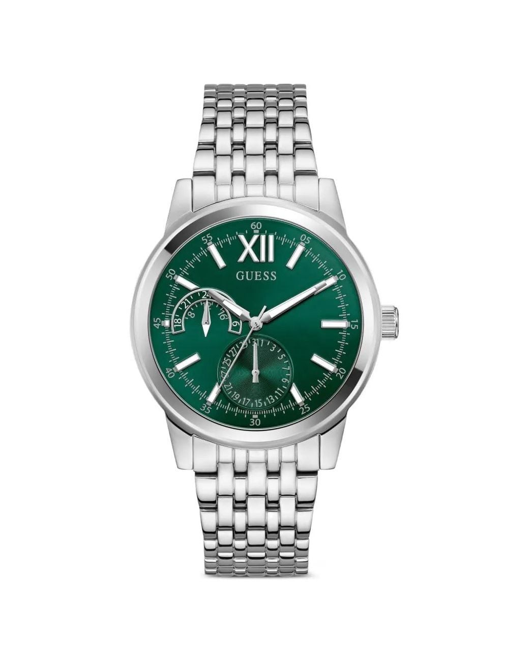 Guess Green Emerson 42Mm Watch for men