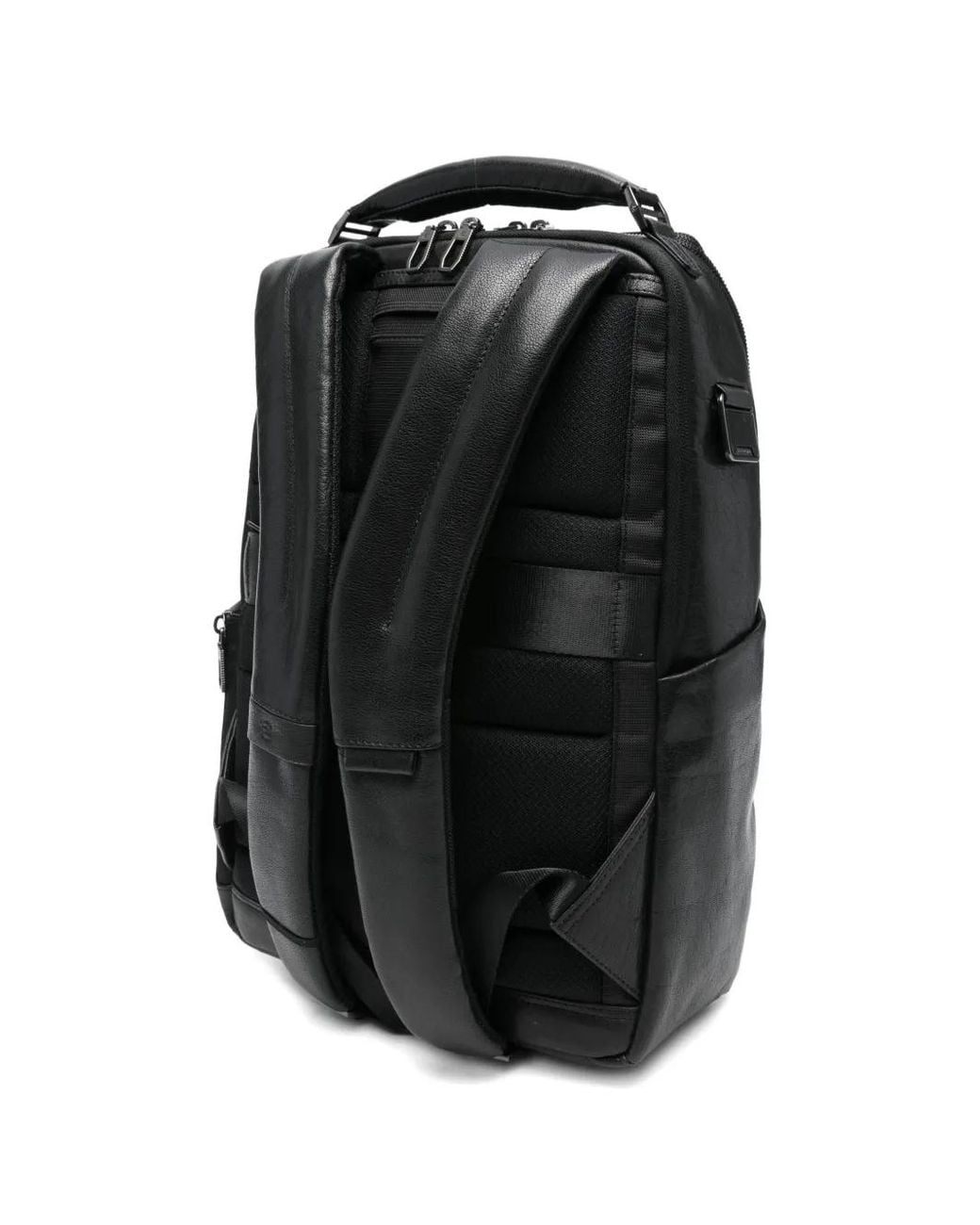 Piquadro Black Sac À Dos Solm En Cuir for men