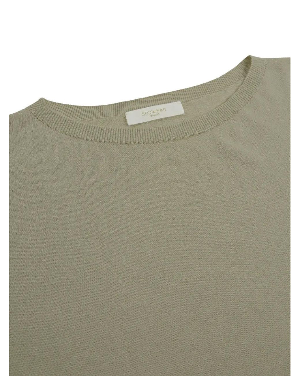 Slowear Natural Boat-Neck Sweater