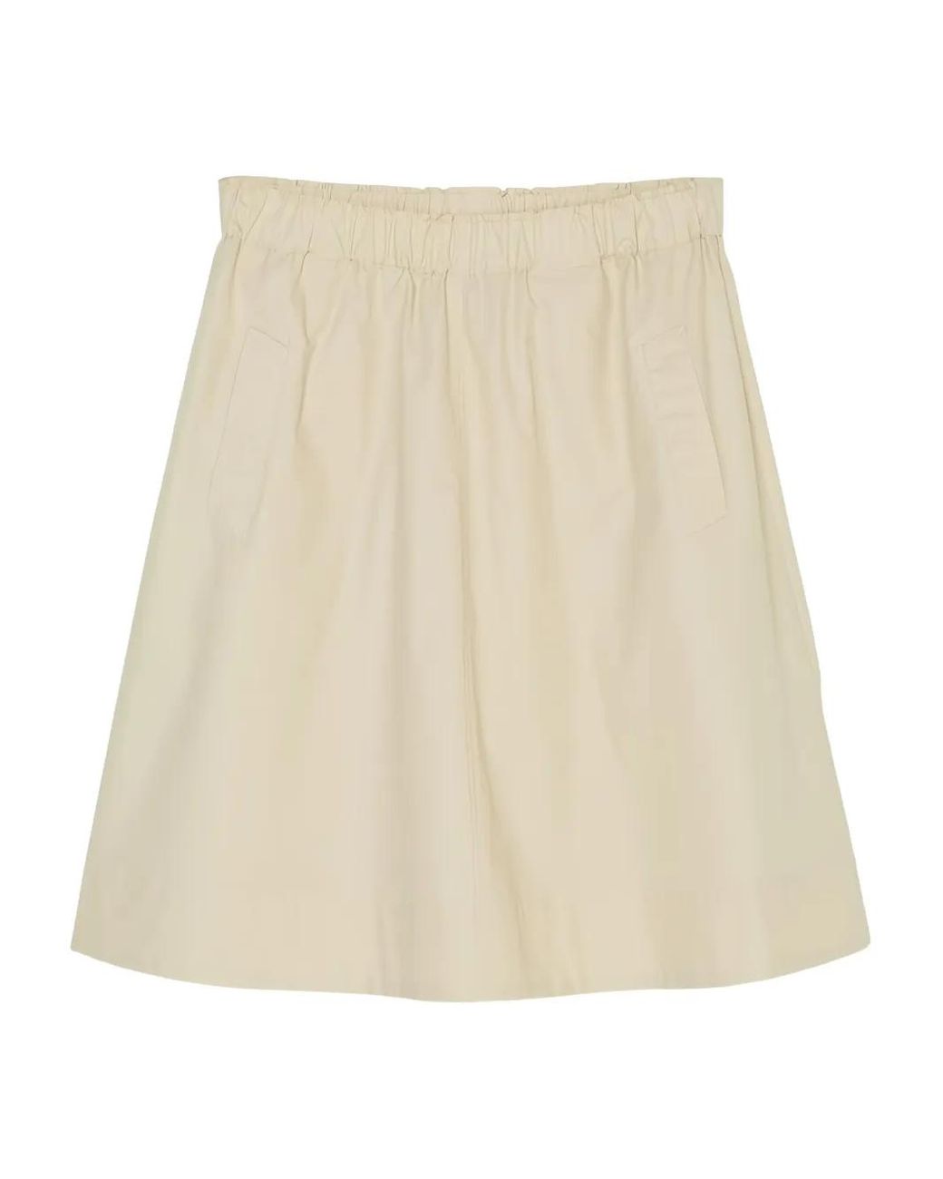 Marc O' Polo Natural Elasticated-Waist Mini Skirt
