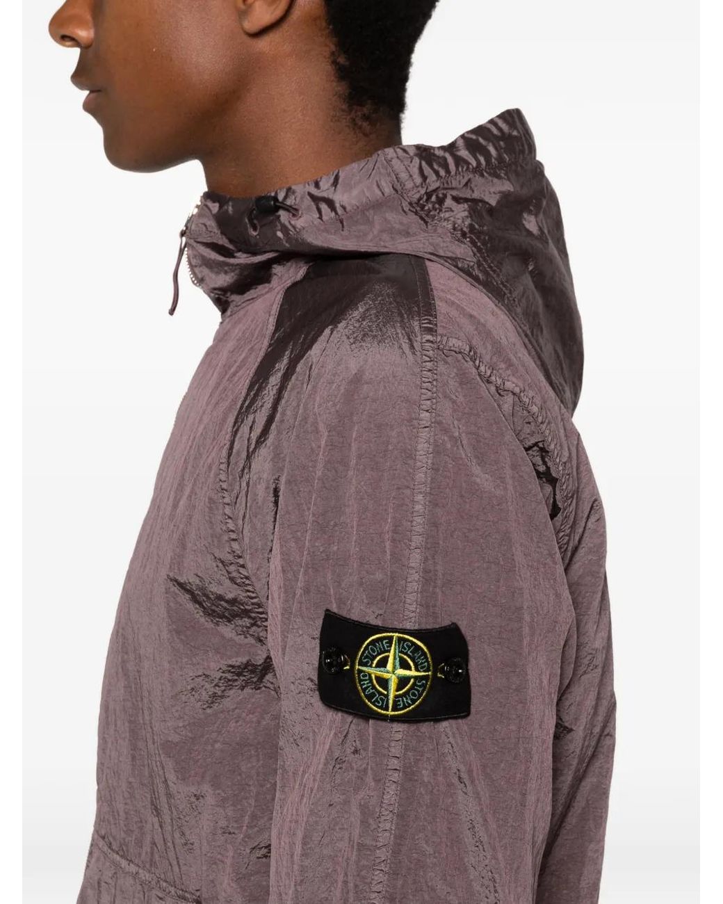 Stone Island Purple 4100119 Nylon Metal Watro-Tc for men