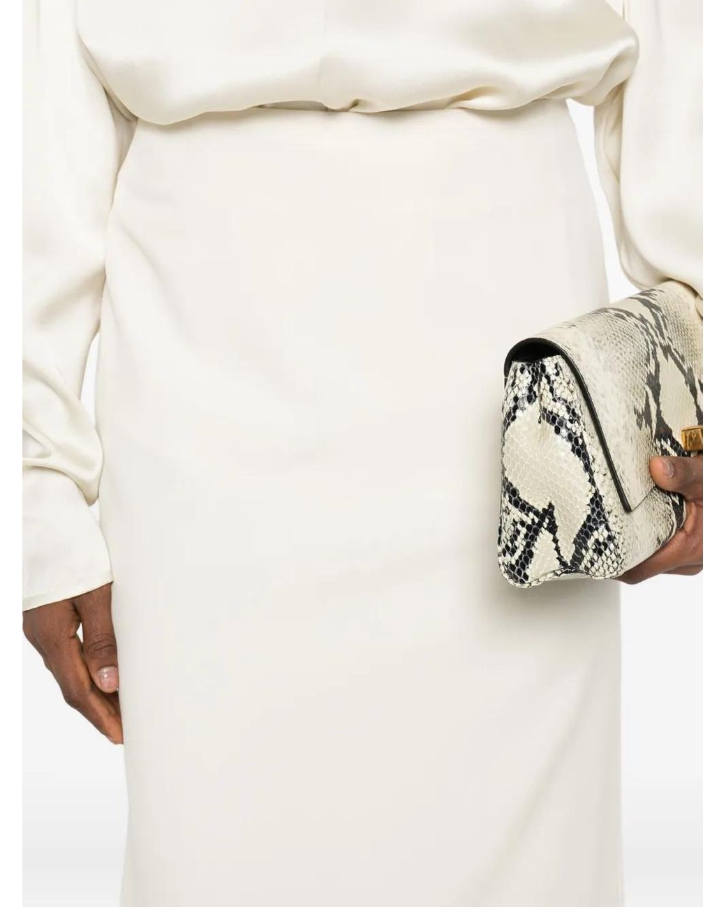 Totême  White Wool Skirt