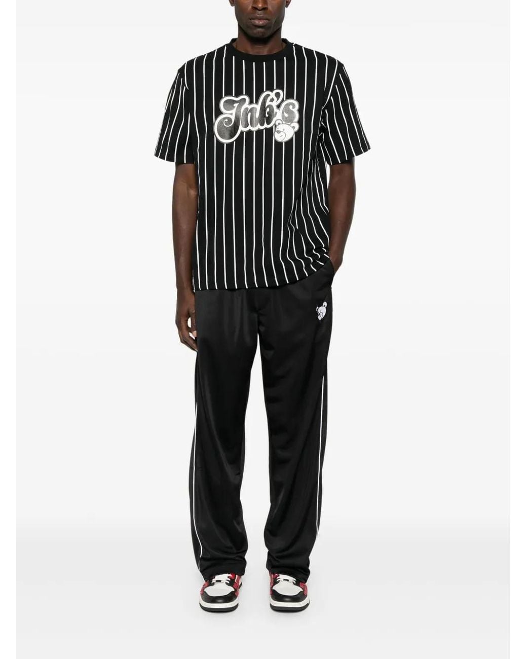 INBETWEENERS Black Logo-Appliqué Track Pants