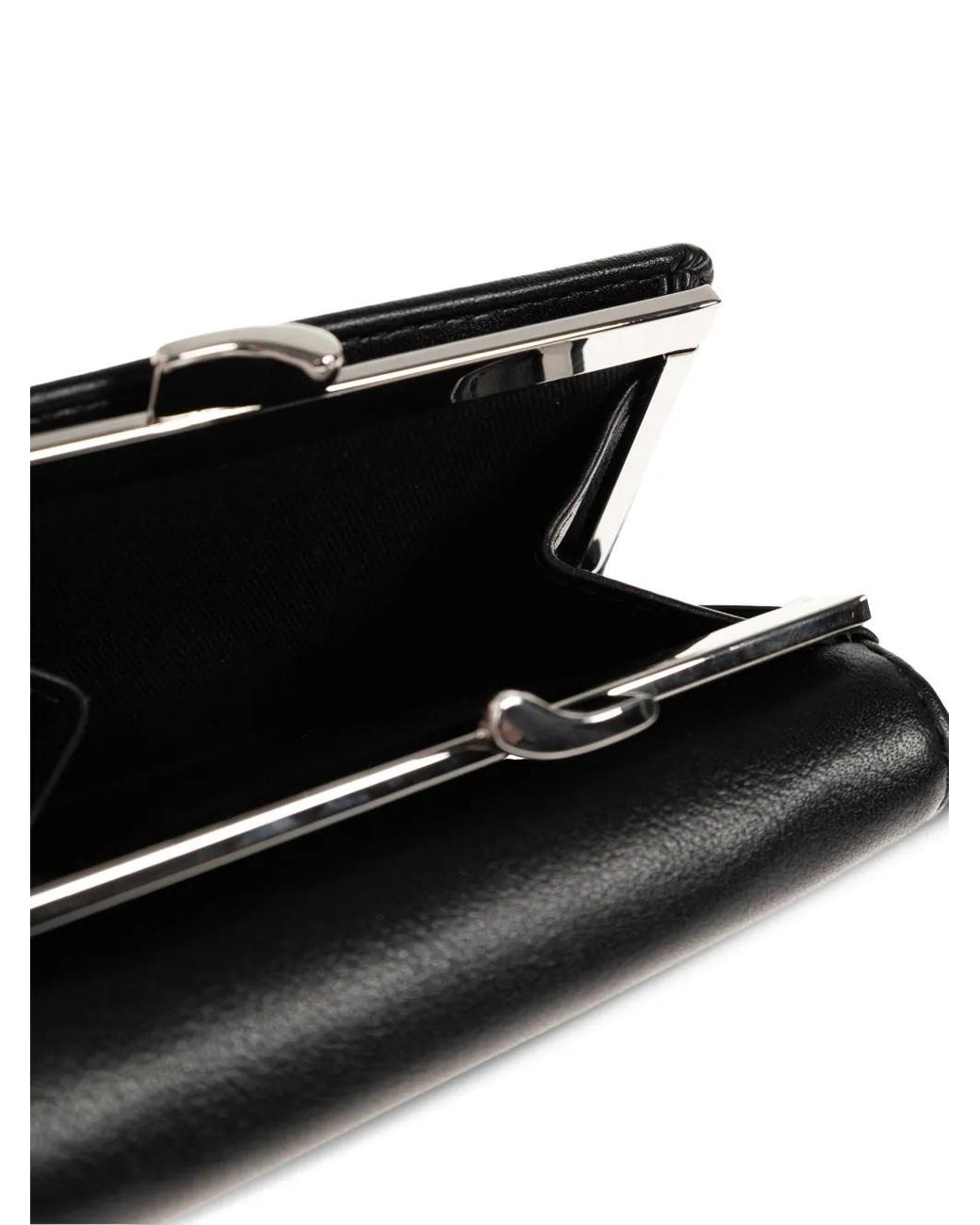 Vivienne Westwood Orb Clasp Wallet in Black | Lyst