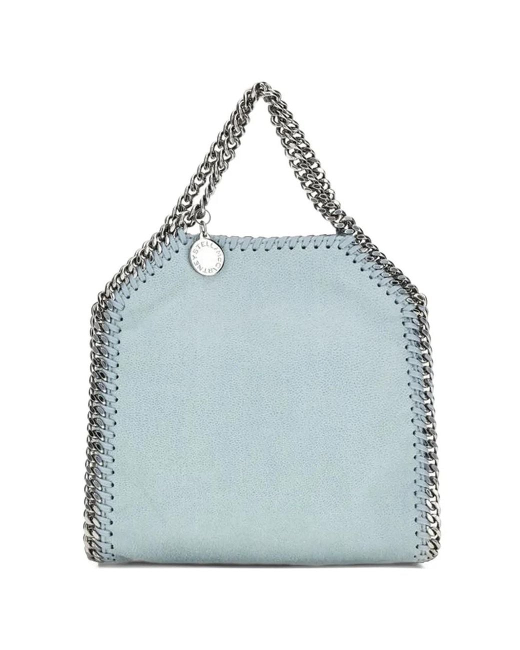 Stella McCartney Blue Falabella Tiny Shoulder Bag