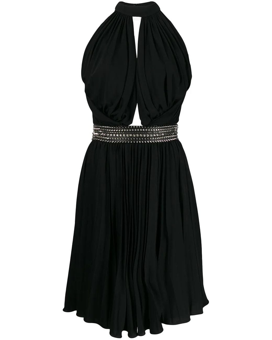 Philipp Plein Black Studded Dress