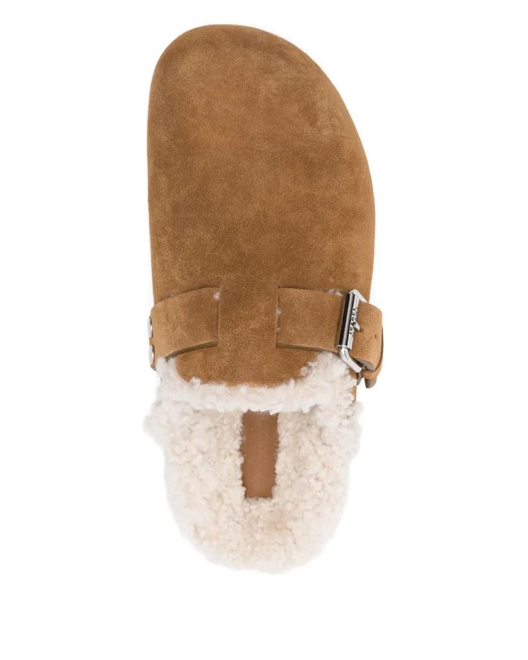 Isabel Marant Brown Buckle-Strap Mules