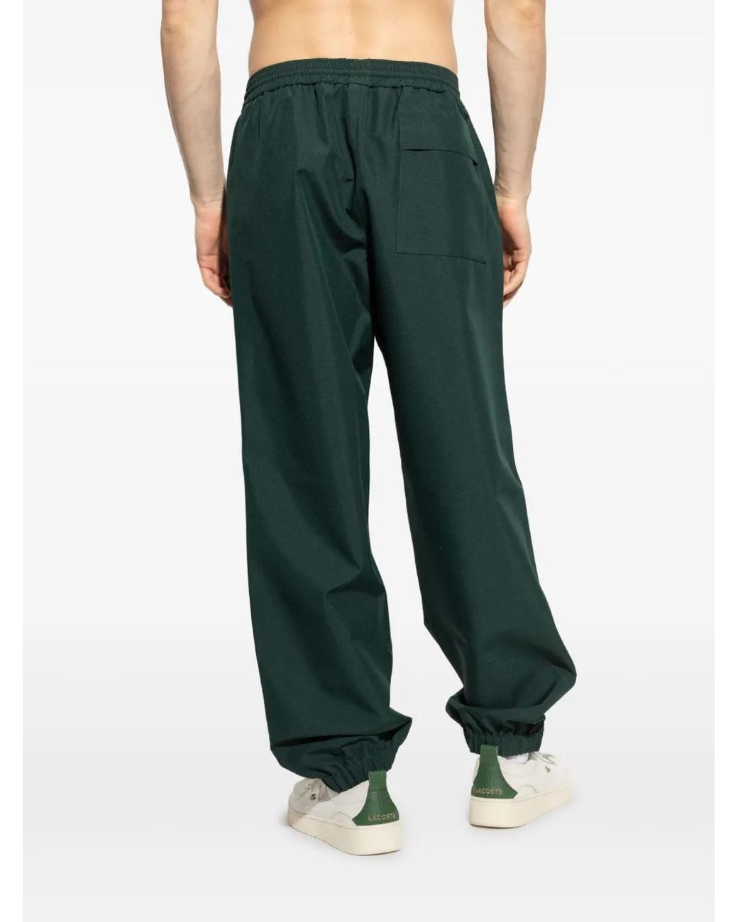 Lacoste Trainingsbroek Met Logopatch in het Green voor heren