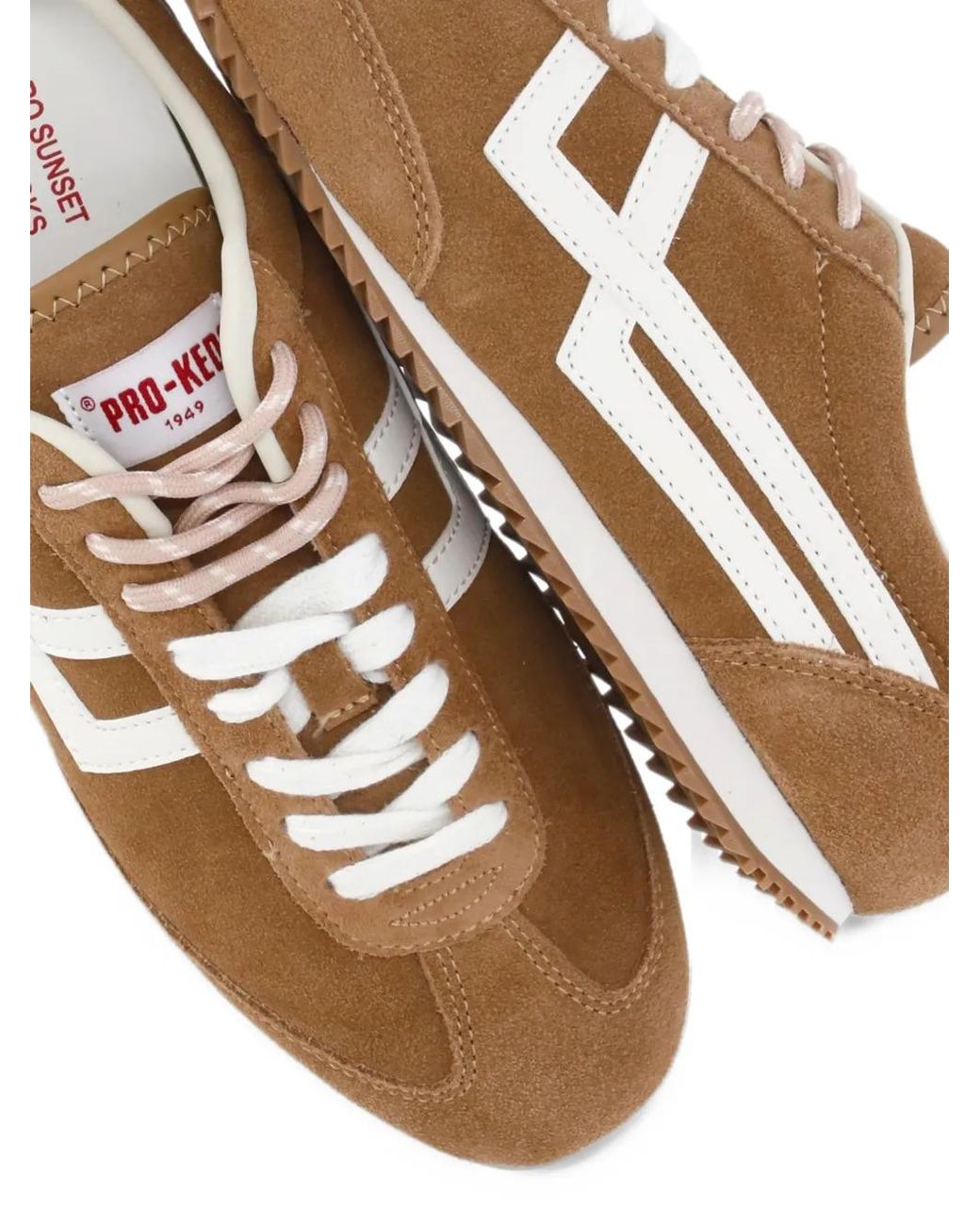 Pro Keds Brown Racer 77 Suede Sneakers