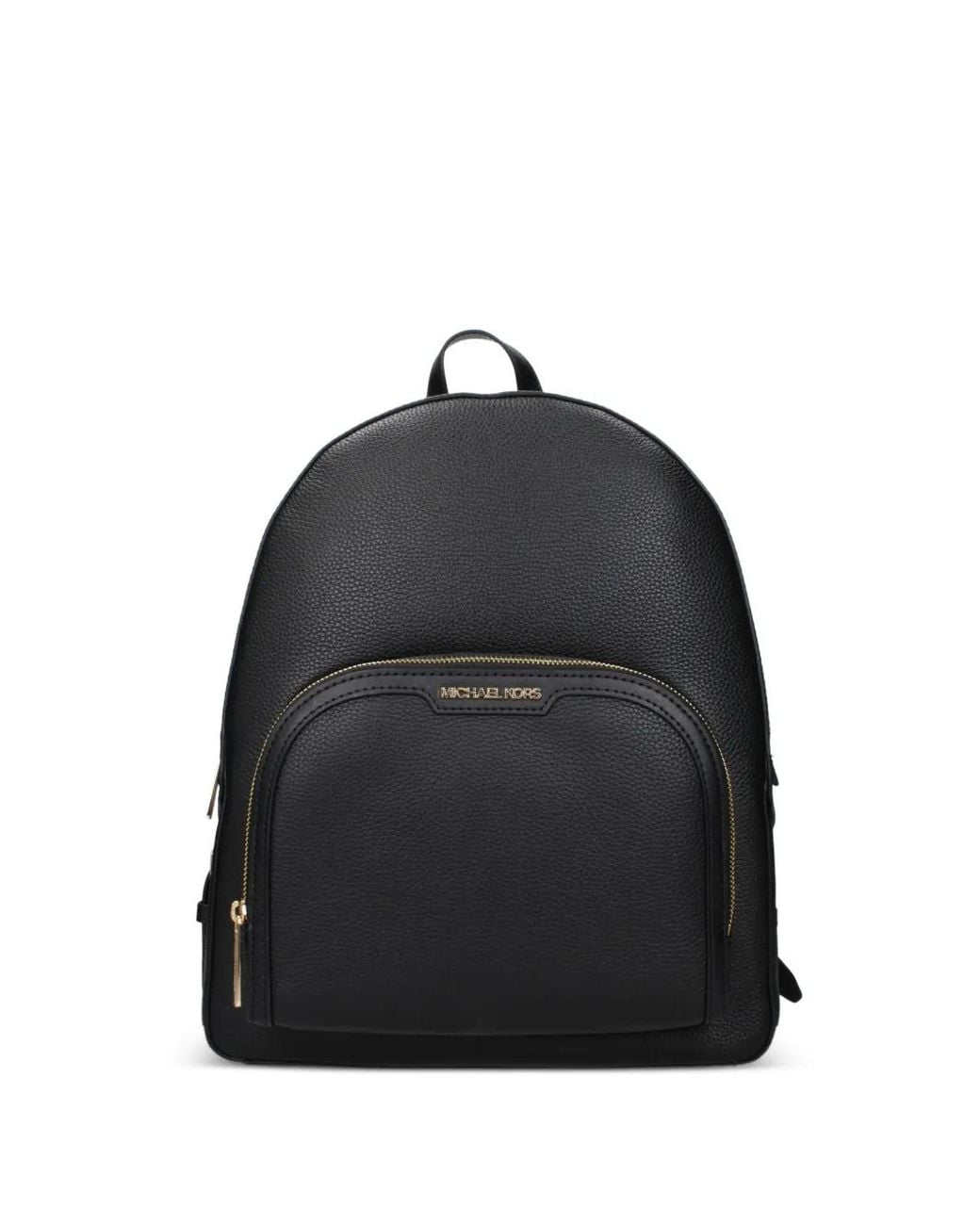 Michael Kors Black Large Jaycee Pebbled-Leather Backpack