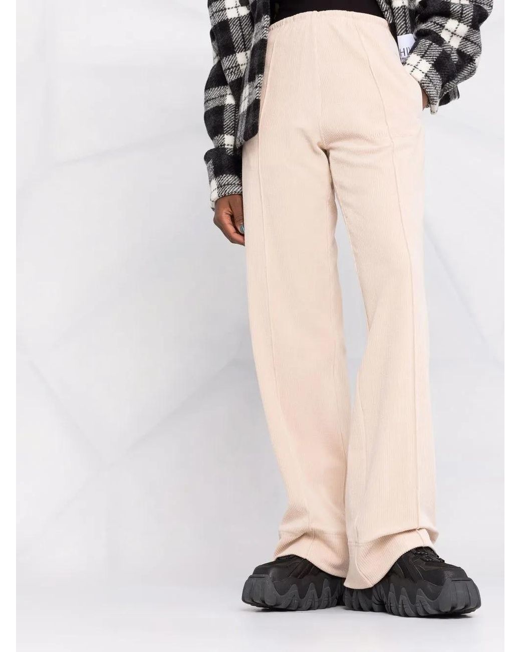 Palm Angels Natural Trousers Beige