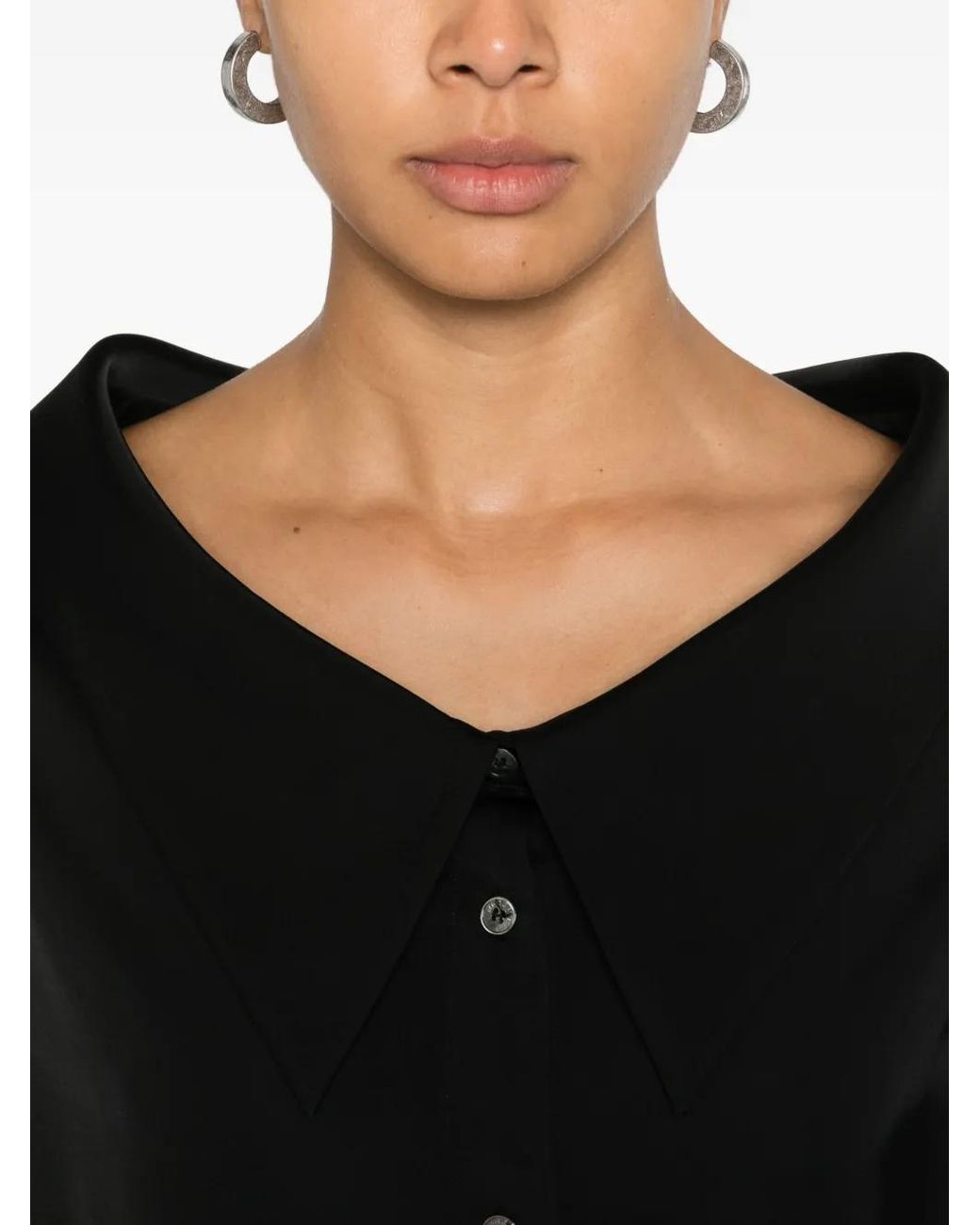 Viktor & Rolf Black Satin Shirt