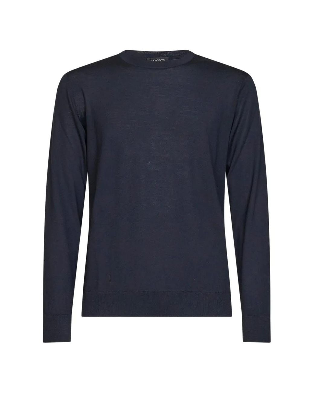 Zegna Blue Trofeo 15Milmil15 Crewneck Sweater for men
