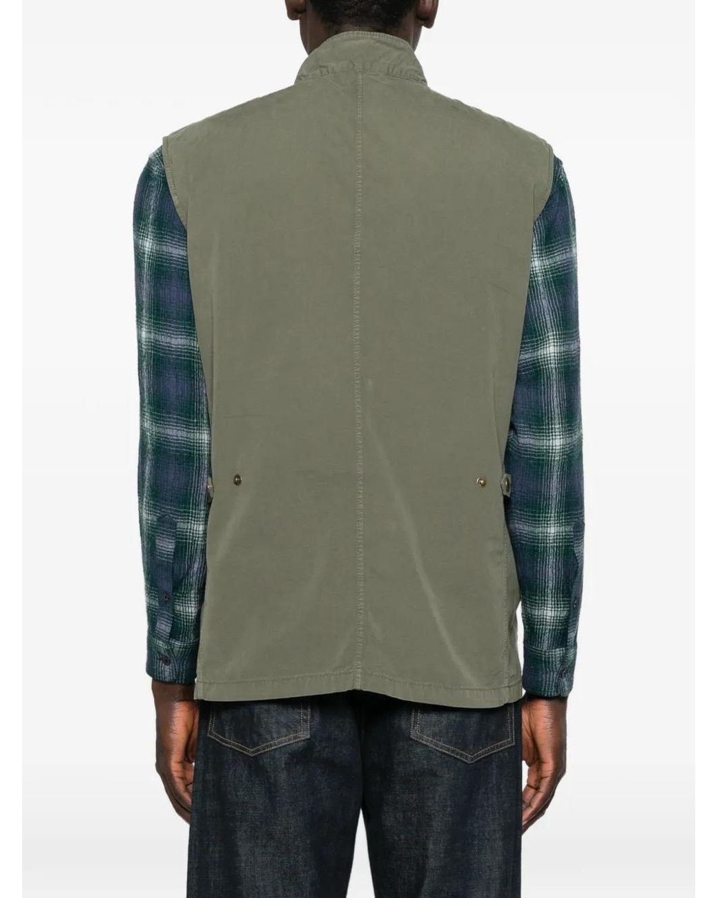 Barbour Green Casual Corbridge Gilet for men
