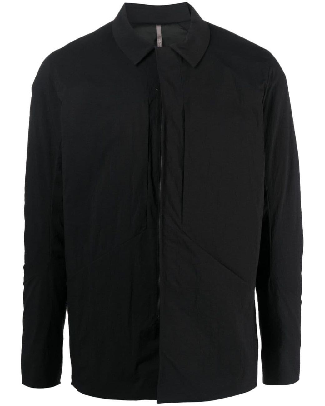 Veilance Mionn Zip-up Shirt Jacket in Black for Men | Lyst