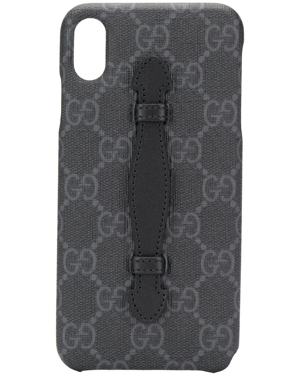 Gucci Leather GG Iphone Xs Case in Black for Men | Lyst