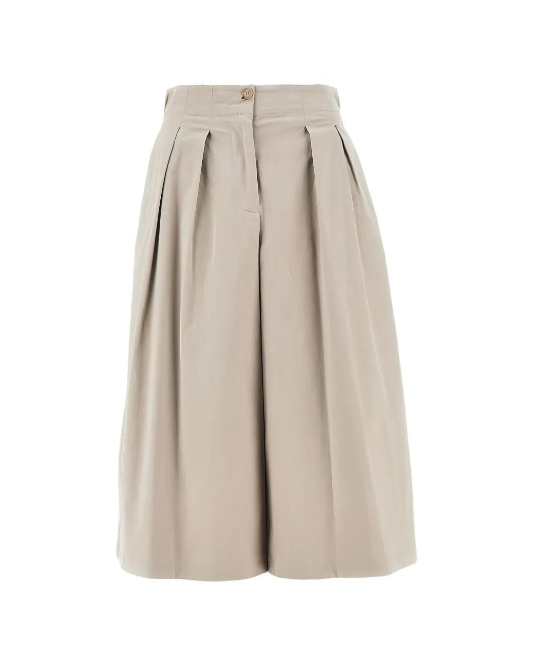 Emporio Armani Natural Pleated Trousers