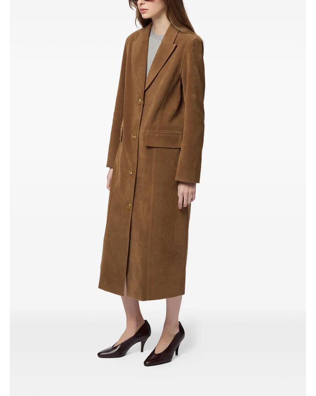 Apparis Brown Lauren Coat