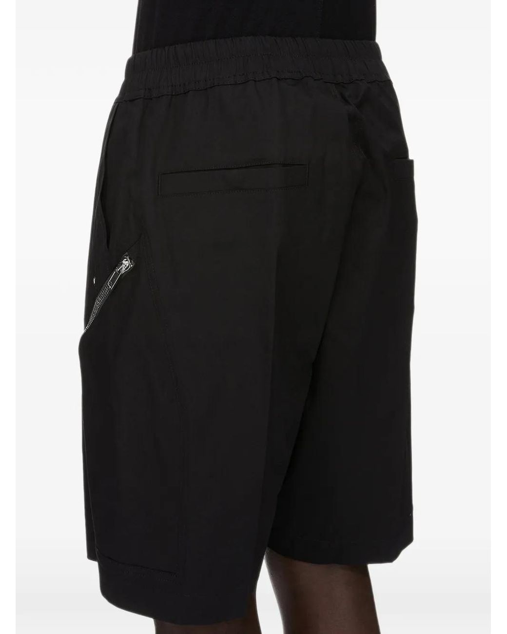 Rick Owens Black Heizer Shorts S for men
