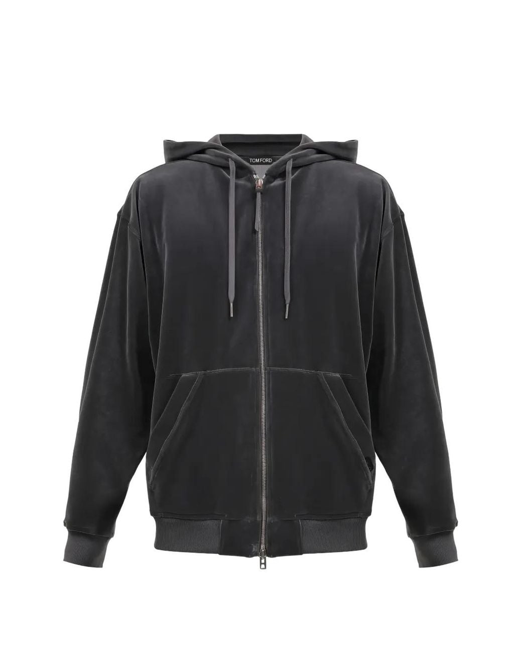 Tom Ford Gray Zip-Up Hoodie for men