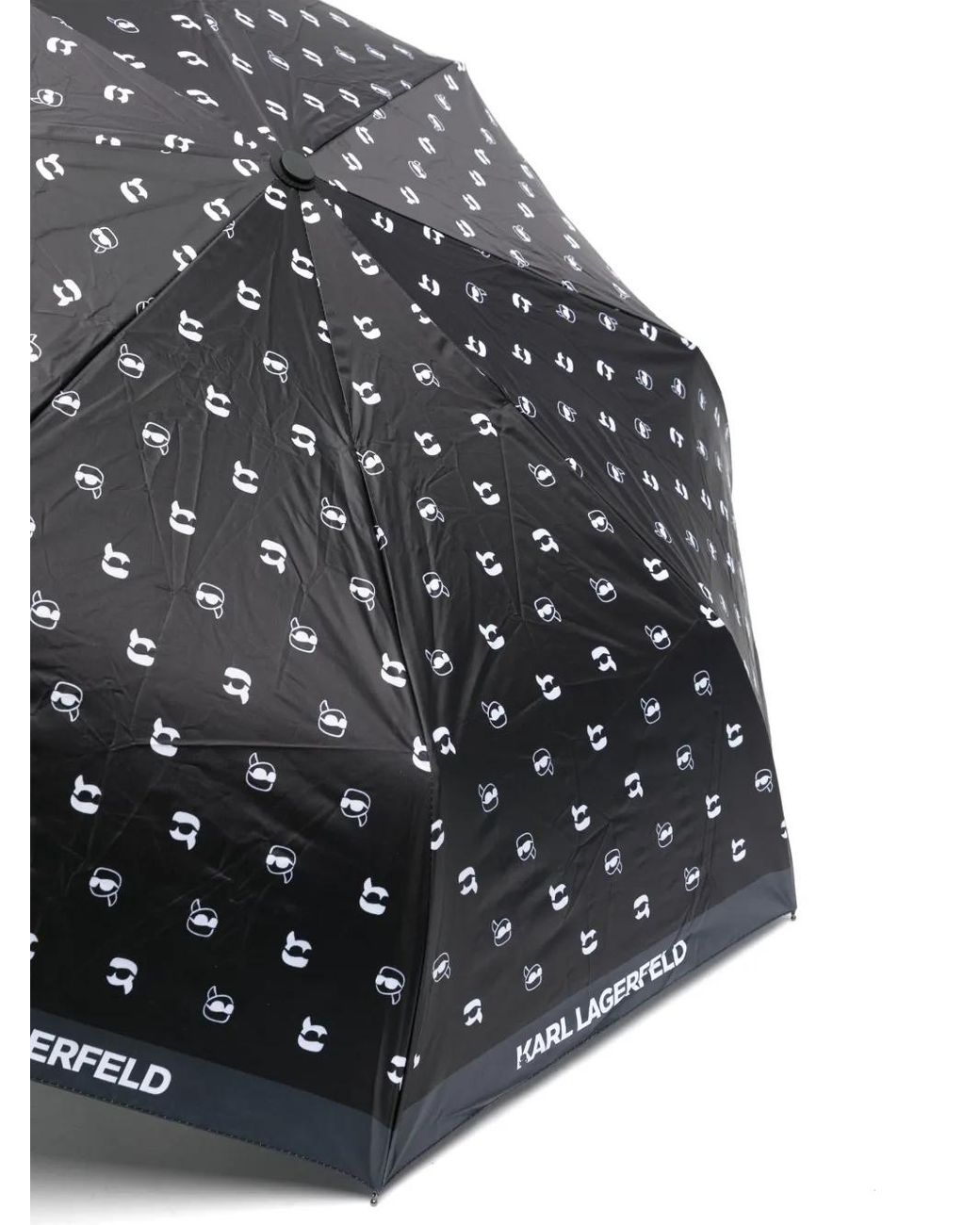 Karl Lagerfeld Black Small Umbrella
