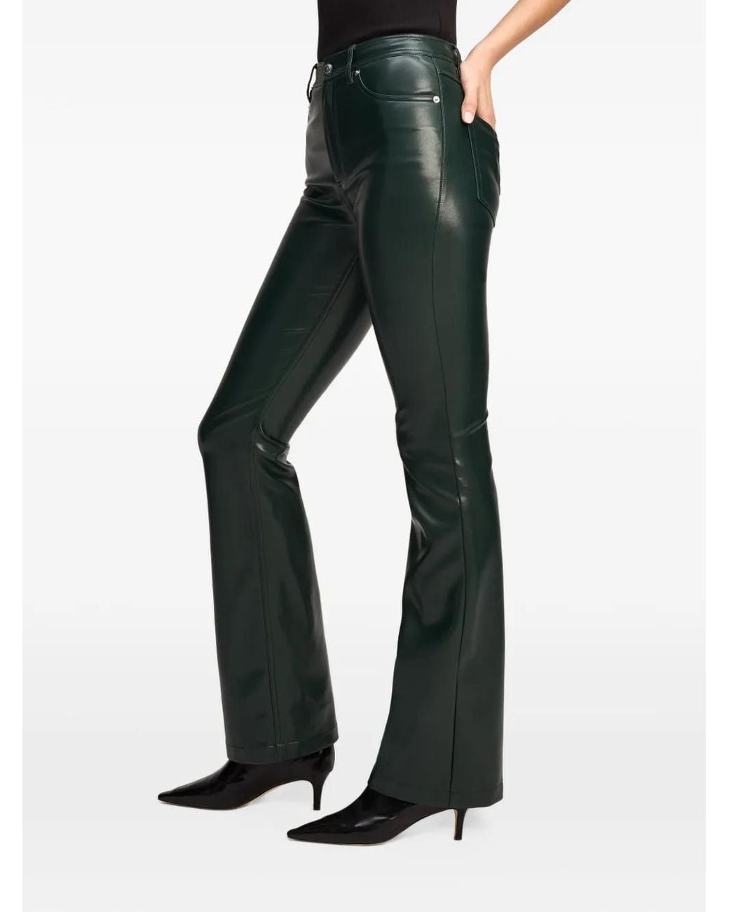 Cinq À Sept Green Stevie High-Waist Trousers