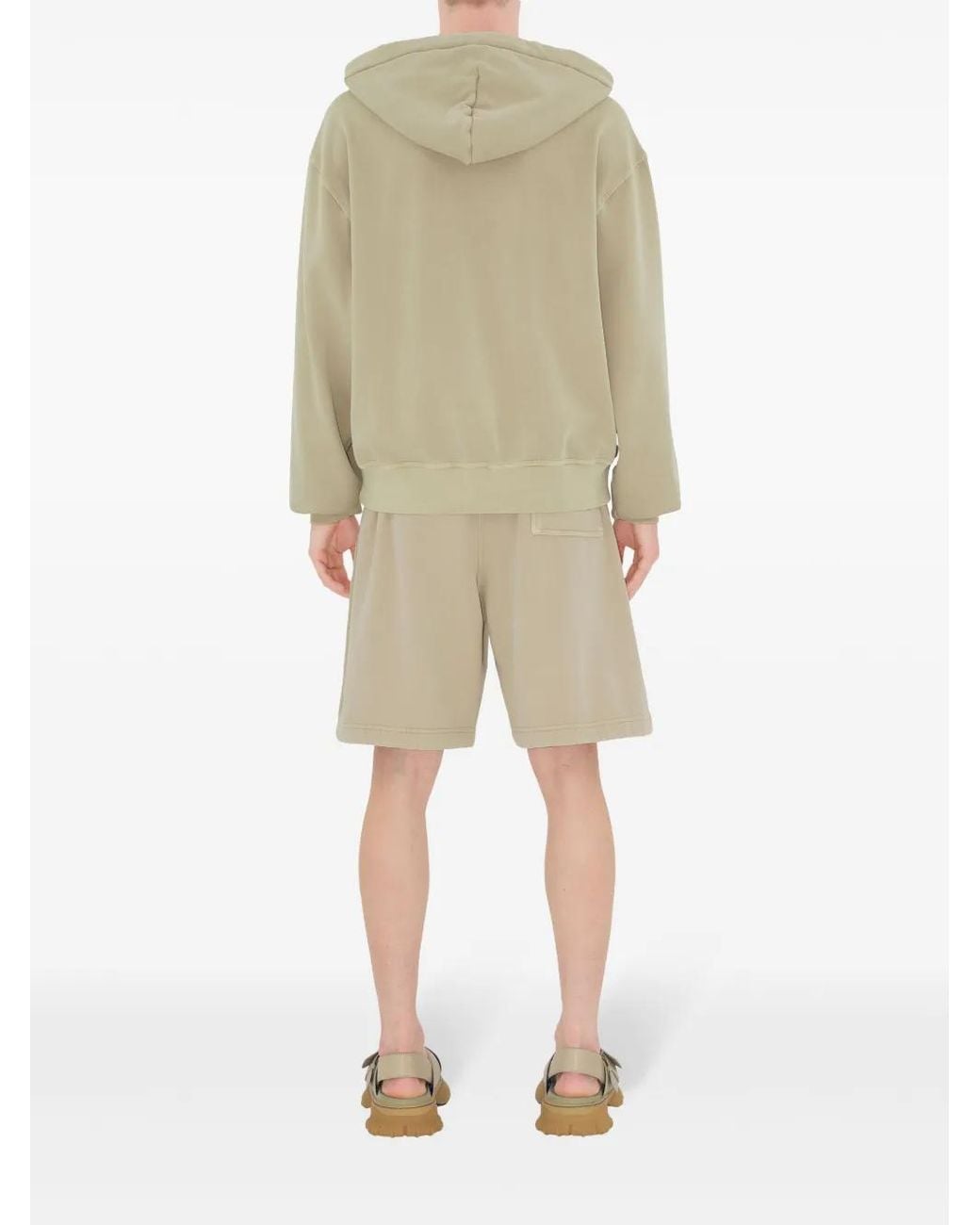 Burberry Natural Cotton-Blend Sweatshorts for men