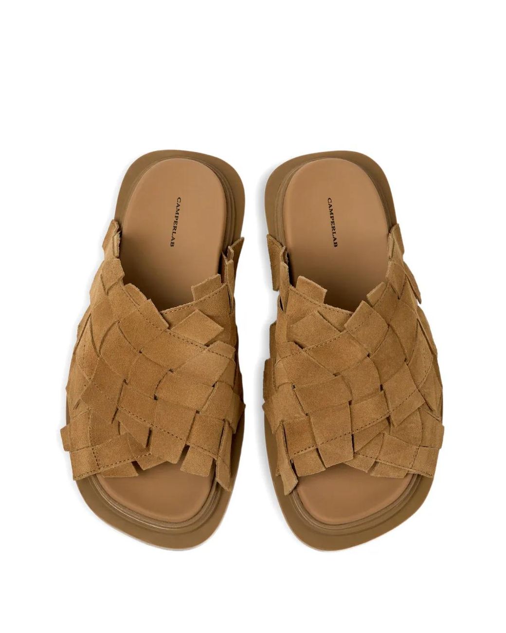 CAMPERLAB Brown Woven Nada Sandals
