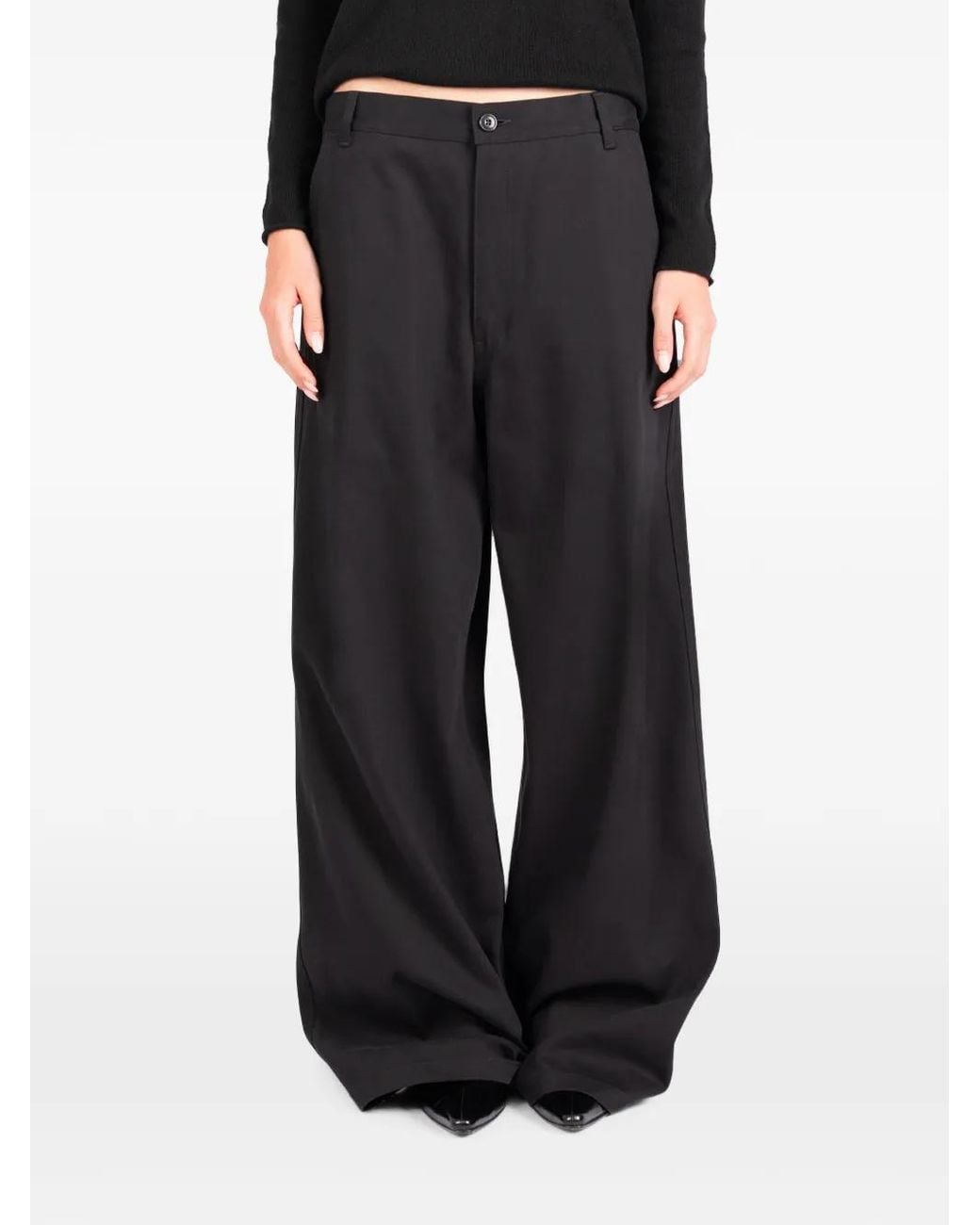 Societe Anonyme Black Wide-Leg Trousers