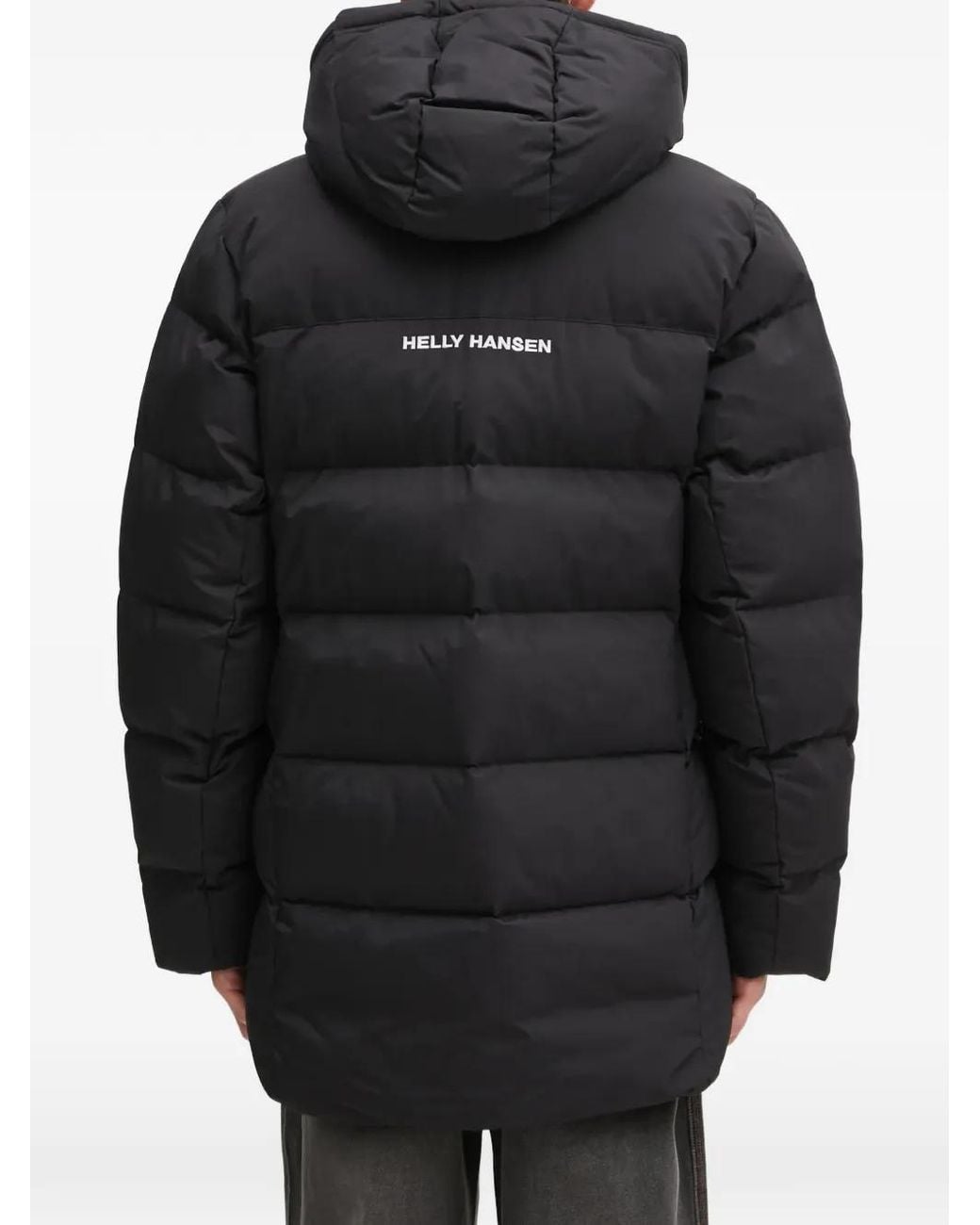 Helly Hansen Black Vardo Hooded Padded Jacket for men