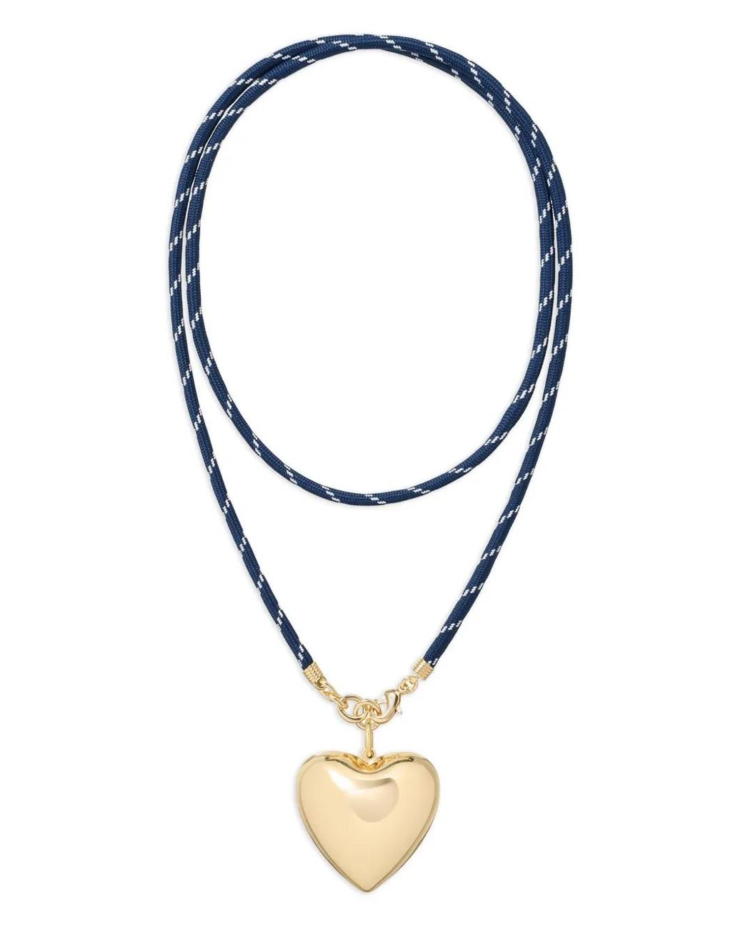 Roxanne Assoulin Metallic The Long Happy Cord Charm Necklace